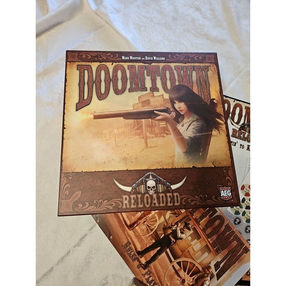 DOOMTOWN: RELOADED Board Game‎ DEADLANDS AEG Mark Wootton & David Williams NEW